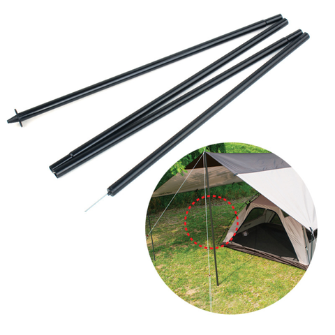 Thanh Trụ Hỗ Trợ Dựng Căng Lều Du Lịch - Thiết Kế Gấp Gọn, Kích Thước 2.1m, Chất Liệu Sắt Chắc Chắn, Phụ Kiện Cắm Trại Thông Minh