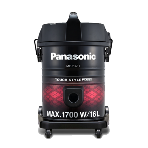 Máy Hút Bụi Công Nghiệp Panasonic MC-YL631RN46 - Công Suất 1700W, Dung Tích 16L, Lọc Khuẩn Hiện Đại, Thích Hợp Cho Nhiều Bề Mặt