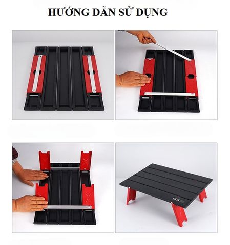 Bàn Dã Ngoại Gấp Gọn Mini CLS Hợp Kim Nhôm - Siêu Bền, Nhẹ, Tiện Dụng Cho Cắm Trại, Dã Ngoại, Leo Núi