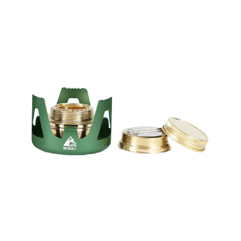 Bếp Cồn Du Lịch Mini Hewolf HW-1836 - Bếp Dã Ngoại Cầm Tay, Đun Nấu Bằng Cồn Nước, Tiện Dụng Cho Picnic, Cắm Trại