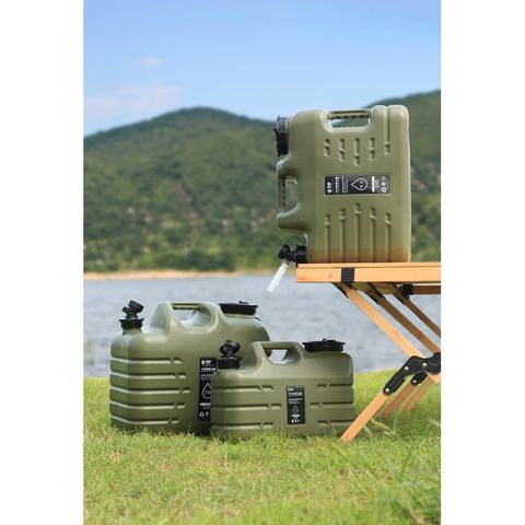 Bình Đựng Nước Dã Ngoại Quân Đội 11L - Có Lỗ Thông Hơi, Vòi Rót Thông Minh, Tiện Dụng Khi Cắm Trại & Dã Ngoại