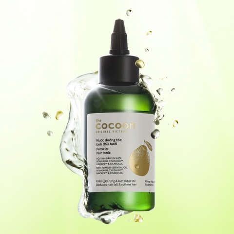 Combo Cocoon Dầu Gội & Nước Dưỡng Tóc Tinh Dầu Bưởi - Giảm Rụng & Kích Thích Mọc Tóc, Bộ Chăm Sóc Tóc Chính Hãng 450ml
