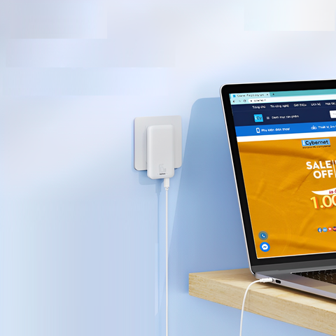 Củ Sạc Nhanh 65W Công Nghệ GaN Remax RP-U9 - Sạc Đôi USB & Type C, Thiết Kế Siêu Nhẹ, Tương Thích Đa Năng