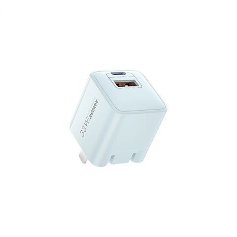 Củ sạc nhanh GaN 33W Remax RP-U25 - Sạc PD và QC 3.0 chuẩn kép, thiết kế gọn nhẹ, sạc siêu tốc cho mọi thiết bị điện tử