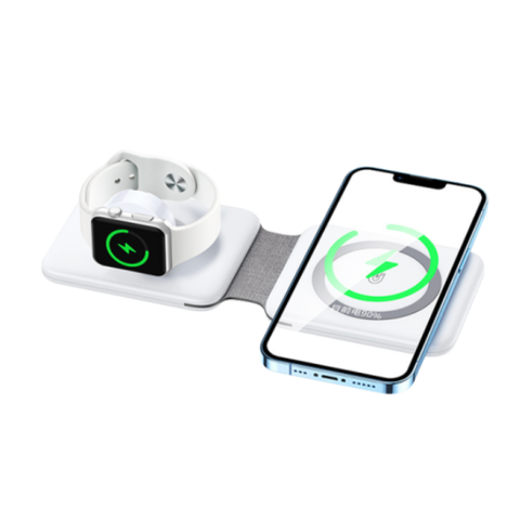Đế sạc từ tính 3 trong 1 Remax RP-W56 - Công suất 18W, sạc nhanh Apple Watch, AirPods, iPhone - Thiết kế gập gọn tiện lợi.