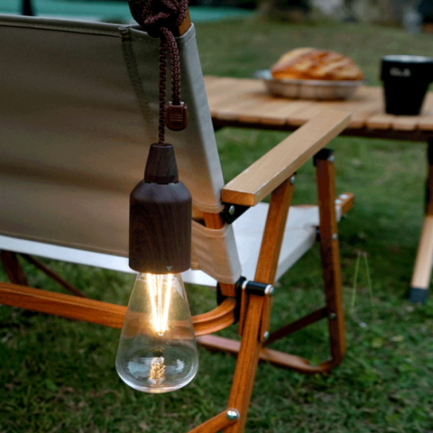 Đèn LED Dây Kéo Trang Trí Dã Ngoại Dùng Pin - Kiểu Đèn Treo Chống Nước, Thích Hợp Cắm Trại và Picnic