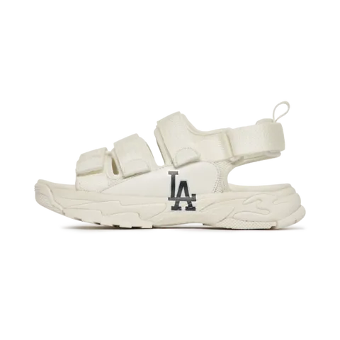 Dép sandal MLB Chunky LA Dodgers 3ASDCSS33-07IVS màu trắng
