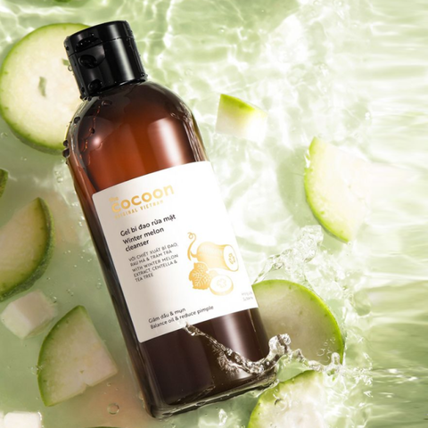 Gel Tắm Bí Đao Cocoon 310ml - Hỗ Trợ Giảm Mụn Lưng, Kháng Khuẩn, Thư Giãn Với Tinh Dầu Sả Chanh Dễ Chịu