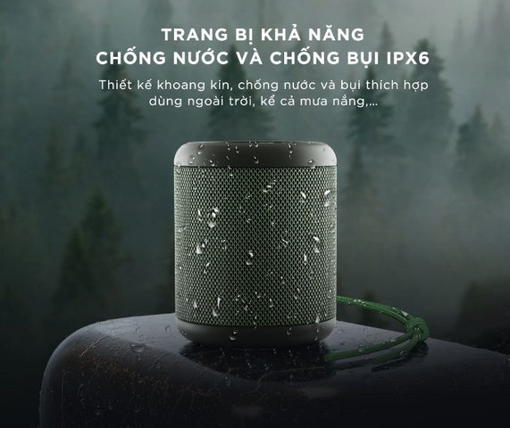 Loa Bluetooth Chống Nước Remax Warriors RB-M56 - Thiết Kế Mini, Âm Thanh Chất Lượng 10W, Bluetooth V5.0 Ổn Định, Khả Năng Chống Nước IPX6