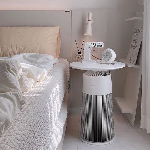 Máy Lọc Không Khí Kiêm Bàn LG Puricare Aero Furniture AS062PWHAR - Lọc 99.999% Bụi Mịn, Khử Mùi, Thiết Kế Đẹp Cho Không Gian Sống Tối Ưu