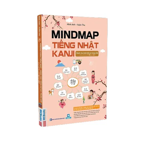 Sách Mindmap Kanji tiếng Nhật – Dành cho trình độ sơ, trung cấp