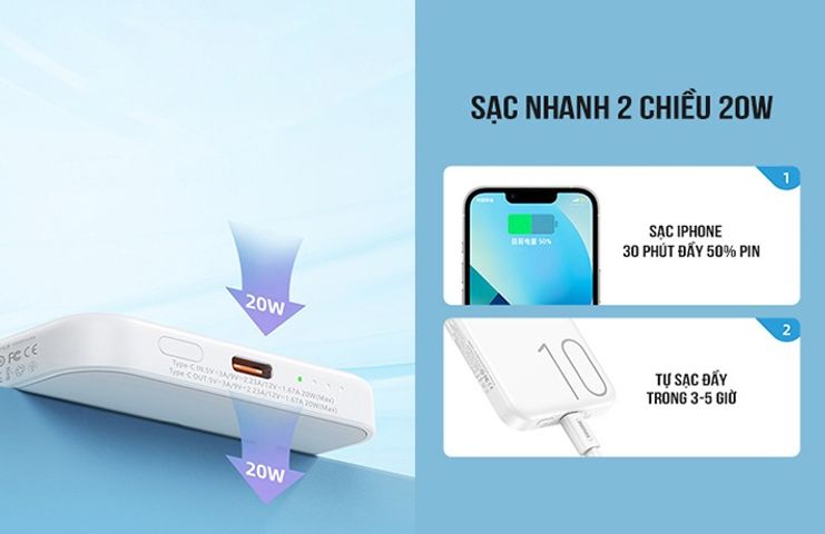 Pin sạc dự phòng không dây từ tính Remax RPP-65 10000mAh 15W - Sạc nhanh Magsafe tiện lợi, dùng cho iPhone & thiết bị di động