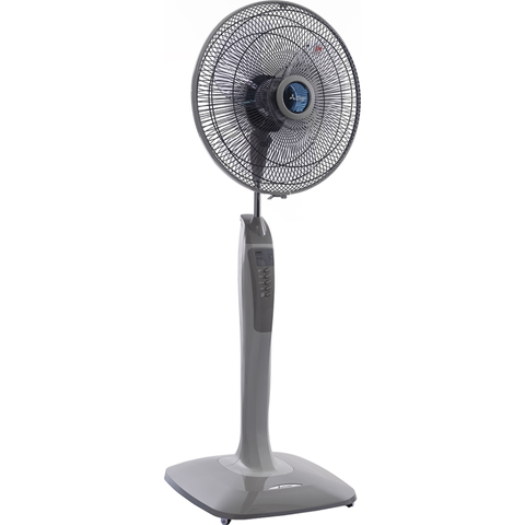 Quạt đứng đa năng Mitsubishi LV16-RA SF-GY - Hẹn giờ, 3 tốc độ gió tự nhiên, điều khiển từ xa, tiện lợi cho văn phòng và gia đình.