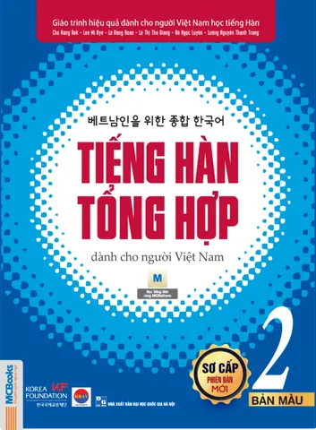 Sách Tiếng Hàn tổng hợp dành cho người Việt Nam sơ cấp 2 - Bản màu