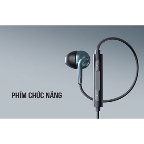Tai Nghe Chống Ồn Remax RM-595 - Tai Nghe Chân 3.5mm Thời Trang Âm Thanh Sống Động, Cấu Hình Hiện Đại, Micro Tích Hợp