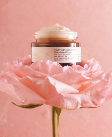 Bộ Đôi Cocoon Dưỡng Ẩm Mặt Nạ & Kem Từ Hoa Hồng - Giữ Ẩm Sâu, Chống Oxy Hóa, Phục Hồi Da Mịn Màng 30ml