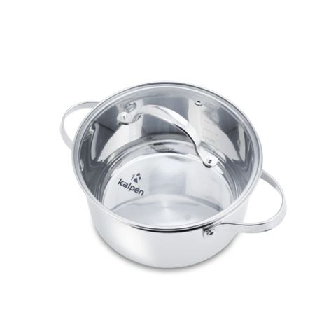 Bộ Nồi Chảo Inox 304 Cao Cấp 5 Đáy Kalpen Lermat L2 - Bộ Nấu Ăn Chất Liệu Inox Bền Bỉ, An Toàn Cho Sức Khỏe, Đáp Ứng Mọi Nhu Cầu Nấu Nướng