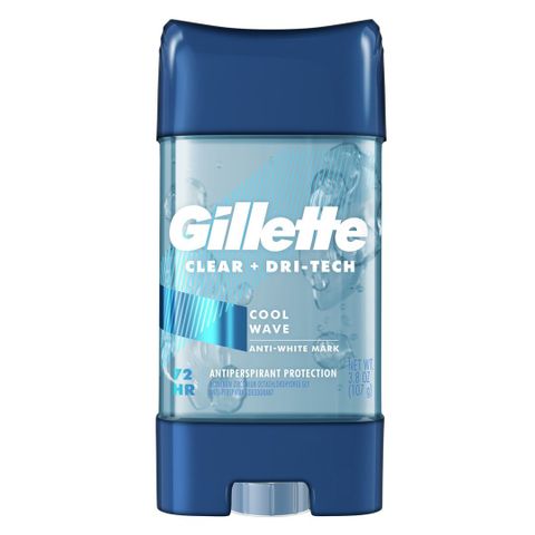 Gel khử mùi Gillette Clear + Dri-Tech hỗ trợ giảm tiết mồ hôi