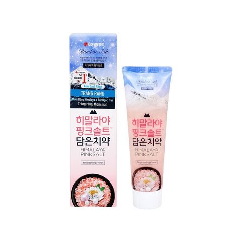 Kem Đánh Răng Bamboo Salt Muối Hồng Himalaya 100g - Tăng Cường Sức Khỏe Răng Miệng, Hơi Thở Thơm Mát, Sáng Răng Tự Nhiên