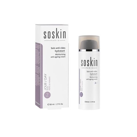 Kem Dưỡng Ẩm Soskin Moisturizing Anti-Ageing Cream - Cấp Ẩm, Ngừa Nhăn Da, Tái Tạo Đàn Hồi 50ml