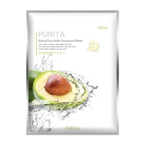Mặt nạ chiết xuất bơ Purita Aqua Avocado Essence Mask