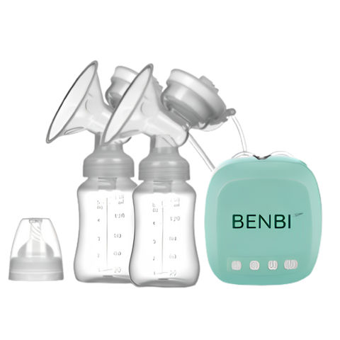 Máy Hút Sữa Đôi Benbi Basic - 2 Chế Độ, 9 Cấp Độ Hút, Thiết Kế Nhỏ Gọn, Êm Ái, Dung Tích 180ml - Thiết Bị Hỗ Trợ Mẹ Bỉm Sữa Chuyên Nghiệp