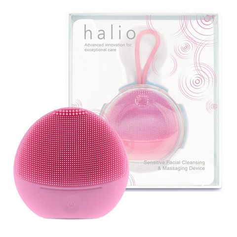 Máy Rửa Mặt Halio Sensitive - Thiết Bị Làm Sạch Và Massage Da Nhạy Cảm, Công Nghệ Sonic Wave, Chống Nước IPX7, 2 Màu Sắc Thời Trang