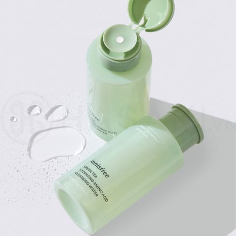 Nước Tẩy Trang Innisfree Dưỡng Ẩm Da 300ml - Công Thức Trà Xanh Jeju & Axit Amin - Làm Sạch Sâu, Cấp Ẩm Cho Mọi Loại Da