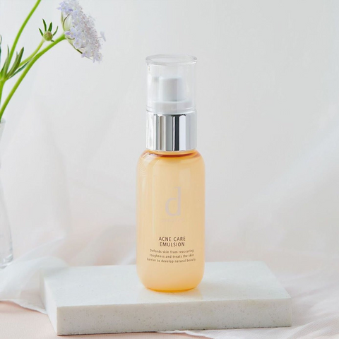 Sữa Dưỡng Da Mụn d program Acne Care Emulsion 100ml - Công Nghệ Microbiome Giảm Mụn và Thâm, Chăm Sóc Da Nhạy Cảm Từ Nhật Bản