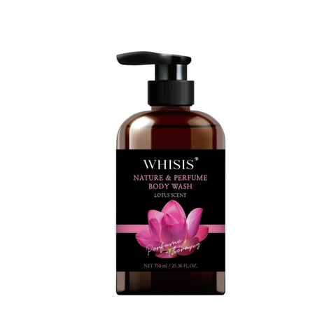 Sữa Tắm Dưỡng Ẩm WHISIS Nature & Parfum 750ml - Chiết Xuất Tự Nhiên, Làm Sạch & Dưỡng Sáng Da, Mùi Hương Tươi Mát Quý Phái