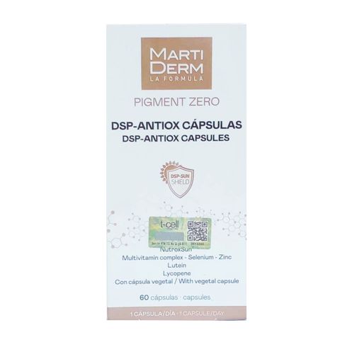 Viên Uống Chống Nắng Sáng Da MartiDerm Pigment Zero DSP Antiox - Giúp Bảo Vệ Da, Ngăn Ngừa Sạm Nám, Tăng Cường Độ Rạng Rỡ 60 Viên