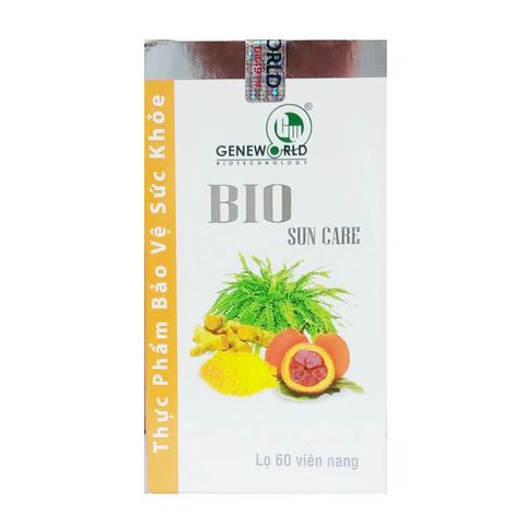 Viên Uống Chống Nắng Toàn Thân Bio SunCare - Giải Pháp Chống Nắng Từ Thiên Nhiên, Bảo Vệ Da Khỏi UV, Cải Thiện Nám Sạm, 60 Viên