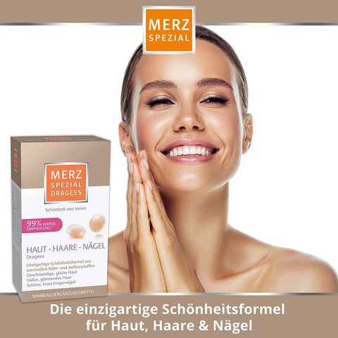 Viên uống Merz Spezial Dragees hỗ trợ đẹp da, tóc và móng - Cải thiện sức khỏe da, tóc chắc khỏe, móng đẹp từ bên trong