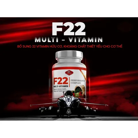 Viên Uống Vitamin Tổng Hợp Olympian Lab F22 - Hỗ Trợ Sức Khỏe, Tăng Cường Đề Kháng, 60 Viên Hộp