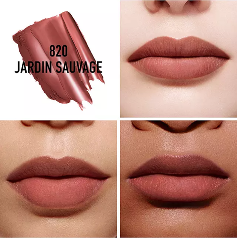 Son Dior Rouge Matte 820 Jardin Sauvage - Son Màu Nâu Đất, Chất Son Lì Mịn Màng, Phù Hợp Trang Điểm Tây, Quà Tặng Thời Trang Nữ