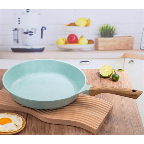 Chảo Vân Đá Ecoramic Platinum Đáy Từ - Chảo Nấu Chống Dính Cao Cấp, Tiết Kiệm Năng Lượng, Dùng Được Cho Tất Cả Các Loại Bếp
