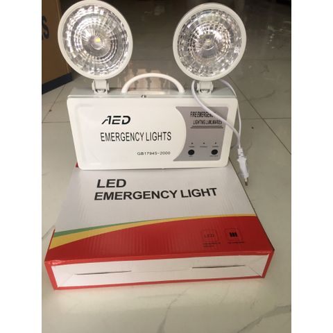 Đèn LED chỉ dẫn thoát hiểm AED 3W - Ánh sáng khẩn cấp, tự kiểm tra, tiết kiệm điện cho tòa nhà, chung cư, trung tâm thương mại.