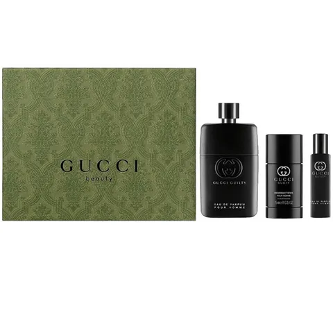 GiftSet nước hoa Gucci Guilty Pour Homme EDP và lăn khử mùi