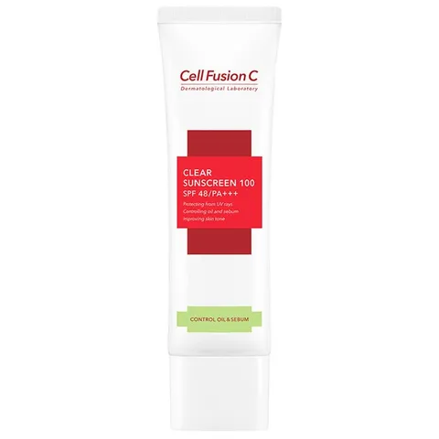 Kem chống nắng Cell Fusion C Clear Sunscreen 100 SPF 48/PA+++ 50ml