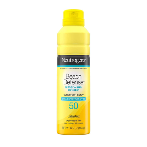 Kem Chống Nắng Dạng Xịt Neutrogena Beach Defense SPF 50 - Bảo Vệ Da Chống Nắng Mùa Hè 184g, Kháng Nước, An Toàn Cho Da