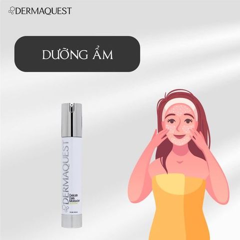 Kem Dưỡng Ẩm Dermaquest Delicate Daily Moisturizer 29.6ml - Giải Pháp Cho Da Nhạy Cảm, Cấp Ẩm Và Phục Hồi Da Yếu Mịn Màng