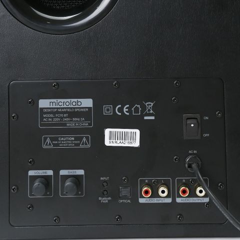 Loa Bluetooth Microlab FC70BT 2.1 - Công Suất 105W, Âm Thanh Chất Lượng Cao, Kết Nối Không Dây và Đa Dạng Thiết Bị