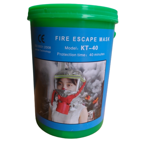Mặt nạ chống khói thoát hiểm KT-40 lọc khí độc