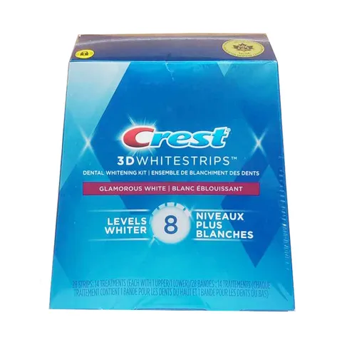 Miếng dán trắng răng Crest 3D Whitestripes Glamorous White