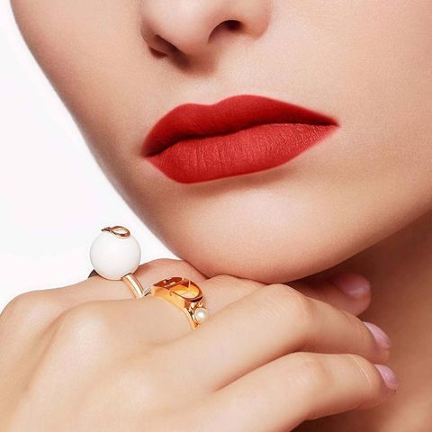 Son Dior Rouge Forever 999 - Son Môi Transfer Proof Đỏ Tươi Sang Trọng, Chất Satin Mượt Mà, Quà Tặng Phong Cách Nữ