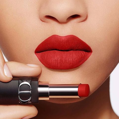 Son Dior Rouge Forever 999 - Son Môi Transfer Proof Đỏ Tươi Sang Trọng, Chất Satin Mượt Mà, Quà Tặng Phong Cách Nữ