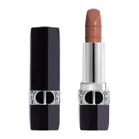 Son Dior Rouge Mitzah Satin 200 Nude Touch Limited Edition - Son Môi Cam Nâu Tây Trendy Hút Mắt 3.5g Chính Hãng Pháp