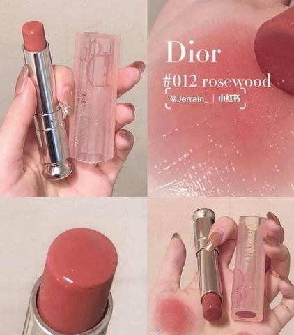 Son Dưỡng Dior Addict Lip Glow 012 Rosewood - Dưỡng ẩm, Tăng màu sắc tự nhiên, Chỉ số chống nắng SPF10, 3.2g 723190