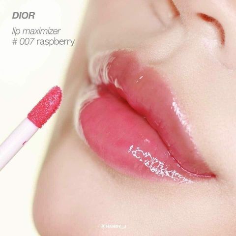 Son dưỡng Dior Addict Lip Maximizer 007 Raspberry hồng dâu - Dưỡng ẩm, làm đầy môi, màu hồng nữ tính, hàng chính hãng cao cấp
