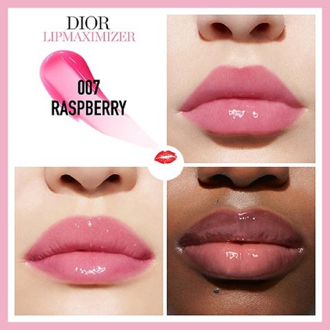 Son dưỡng Dior Addict Lip Maximizer 007 Raspberry hồng dâu - Dưỡng ẩm, làm đầy môi, màu hồng nữ tính, hàng chính hãng cao cấp